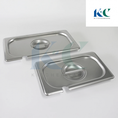 ฝาปิดอ่างอุ่นอาหารแบบมีที่ใส่ช้อน Gastronorm Pans Covers, Slotted