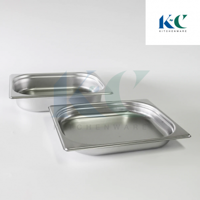 อ่างใส่อาหาร 1/2 สแตนเลส