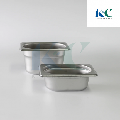อ่างใส่อาหาร 1/9 สแตนเลส