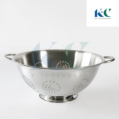 ภาชนะมีรู สะเด็ดน้ำ สแตนเลส Colander