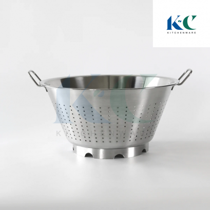 ที่ใส่ผัก ผลไม้ทรงยุโรป สะเด็ดน้ำ สแตนเลส Colanders