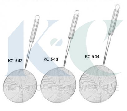 กระชอนสแตนเลสตักของทอด