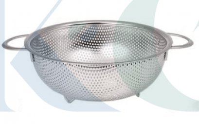 ตะแกรงล้างผักสแตนเลสมีหู