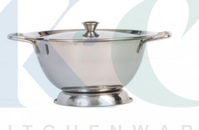 โถข้าวพร้อมฝา สแตนเลส