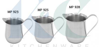 โถนมสแตนเลสทรงโค้ง