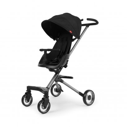 QPlay Easy Pushchair รถเข็นเด็กแบบพกพา สีดำ