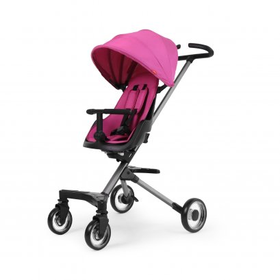 QPlay Easy Pushchair รถเข็นเด็กแบบพกพา สีชมพู