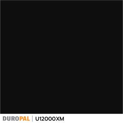 ลามิเนตปิดผิว U12000XM Volcanic Black แบรนด์ Duropal