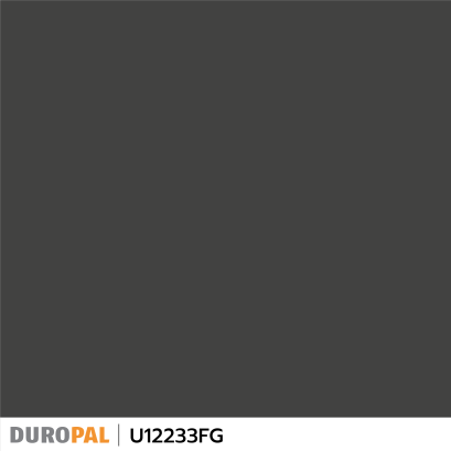 ลามิเนตปิดผิว U12233FG Metallic Black แบรนด์  Duropal