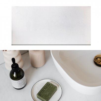 หินควอตซ์ลายหินอ่อนสีขาว