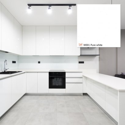 หินสังเคราะห์สีขาว Polyester