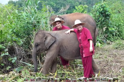 ดูแลช้างเต็มวัน (ไม่มีขี่ช้าง) Elephant Rescue Park (C)