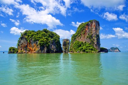 詹姆斯邦德岛长尾船独木舟一日游