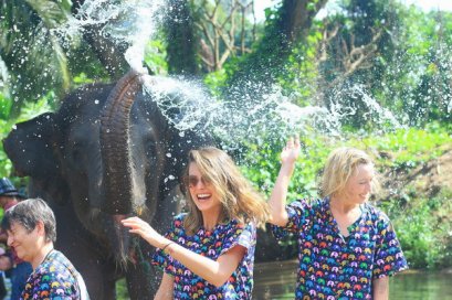 ดูแลช้างเต็มวัน (ไม่มีขี่ช้าง) Kanta Elephant Sanctuary