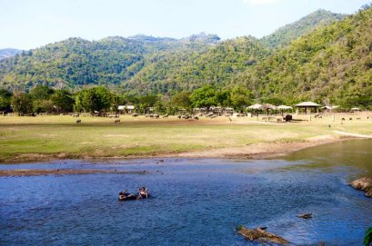 Trekking 3H. &amp; Slide waterfall &amp; River tubing