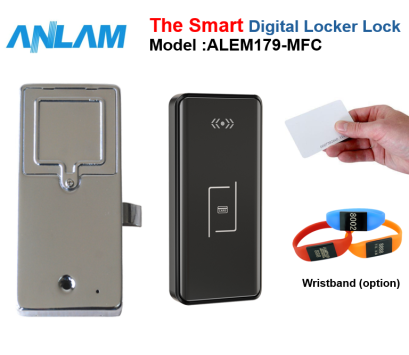 กุญแจตู้ล็อคเกอร์ทำงานด้วยระบบคีย์การ์ด (Fixed Mode)