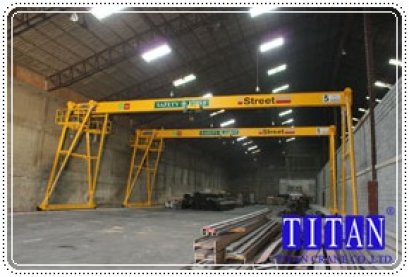 เครนสนามขาสูง 2 ข้าง แบบคานเดี่ยว