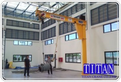 เครนตั้งเสายื่นแขนหมุน