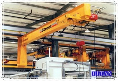 เครนติดผนังยื่นแขนยก