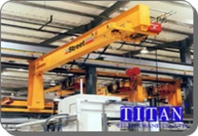 เครนติดผนังยื่นแขนยก