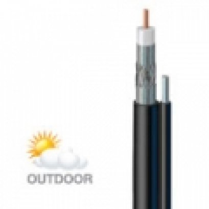 สายนำสัญญาณรุ่นF1177TSVM  สีดำ มีสลิง ยี่ห้อ CommScope