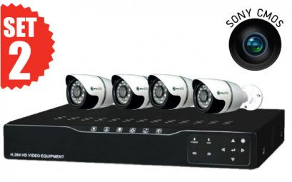 ชุดกล้องวงจรปิด 4 กล้อง ยี่ห้อ LEOTECH (dBy)