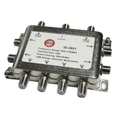 อุปกรณ์ตัดต่อรุ่น  ID-2x8 ยี่ห้อ IDEASAT