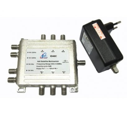 อุปกรณ์ตัดต่อรุ่น  ID 4X6 C ยี่ห้อ IDEASAT