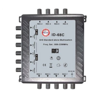 อุปกรณ์ตัดต่อรุ่น ID 6X8 C ยี่ห้อ IDEASAT