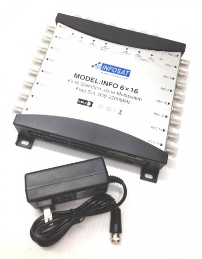 อุปกรณ์ตัดต่อรุ่น INF 6x16 ยี่ห้อ INFOSAT