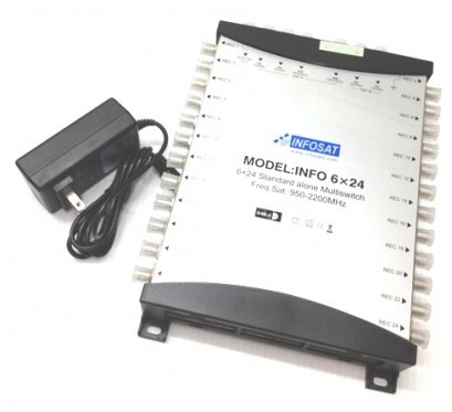 อุปกรณ์ตัดต่อรุ่น INF 6x24 ยี่ห้อ INFOSAT