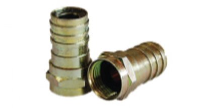 Connector F-Type RG6 แบบบีบ ยี่ห้อ LEOTECH (dBy)