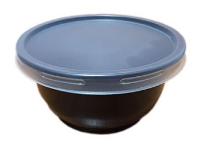 ชามบะหมี่ 600 กรัม PP สีดำ