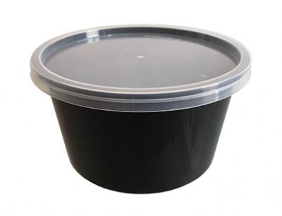 ถ้วยน้ำซุป 475 ml. PP สีดำ