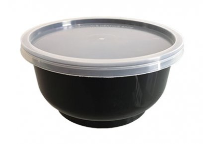 ถ้วย 13 oz. สีดำ พร้อมฝาใส
