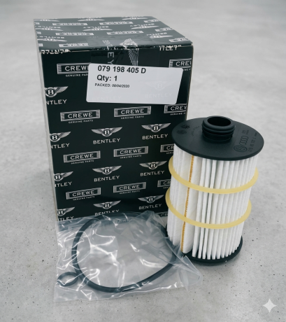 079198405D  กรองเครื่อง  Genuine Engine Oil Filter Cartridge  Bentley