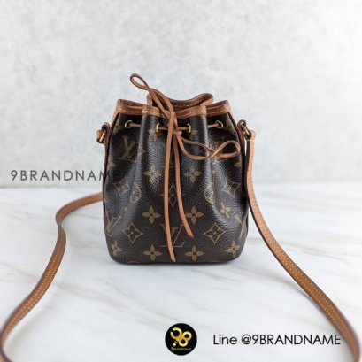 U​S​E​D LOUIS​ V​U​IT​T​O​N Nano​ Noe​ Canvas​ Monogram