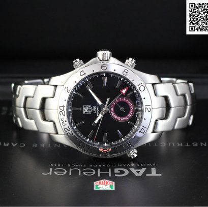 TA​G​ Heuer GMT  Link​ Automatic Steel สีดำ​ วงแดง
