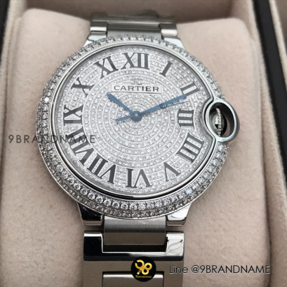 Cartier Ballon Bleu Full Diamond (aftermarket)