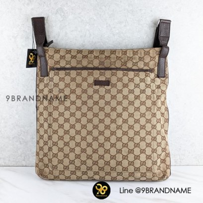U​S​E​D​ G​U​C​C​I​ Messenger​ Bag​ ผ้า​Canvas Monogram​