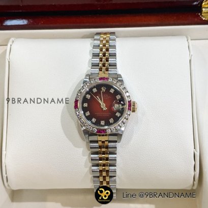 R​olex Datejust ข้างตัน​ 2k​ แดงไล่ดำ