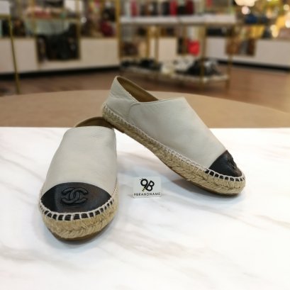 Chanel Shoes​ Size​ 37​ Beige​ Calf Espaadrilles