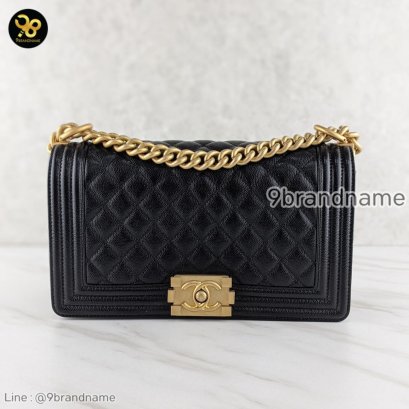 Chanel Boy Cavier GHW 10 Caviar