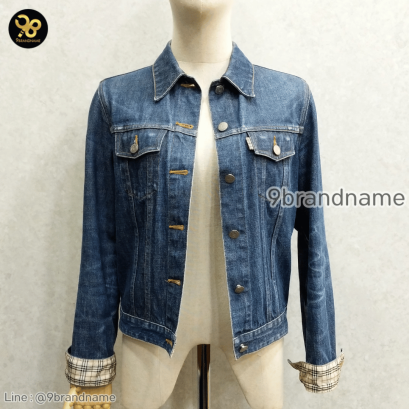 Burberry Blue Label Denim Jacket Jean Nova Check