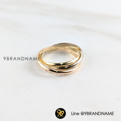 Cartier Trinity Band in 18K 3 Tone Gold