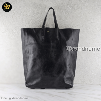 Celine Cabato Horizontel Tote Bag Black	Calf