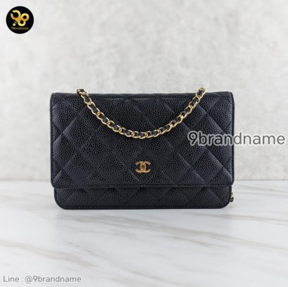 Chanel	Caviar Quilted Wallet on Chain WOC