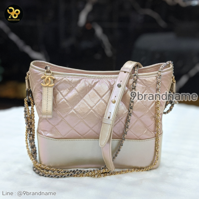 Chanel Gabrielle mesdium Hobo Bag Light Pink แบรนด์เนมมือสอง