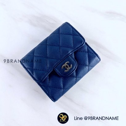 Chanel Short wallet trifold Caviar