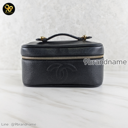 Chanel Top Handle Vanity bag Black Caviar	แบรนด์เนมมือสอง